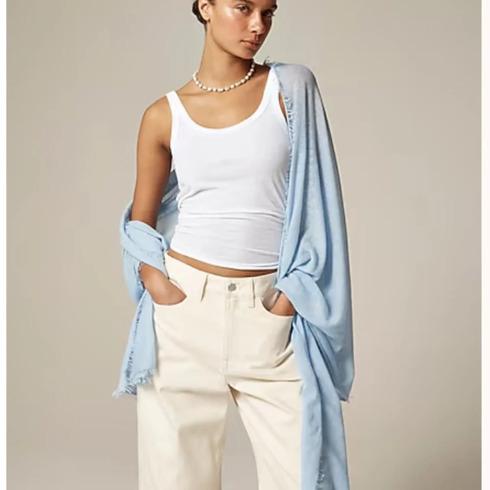 Jcrew Oversized featherweight cashmere wrap - Picture 1 of 3